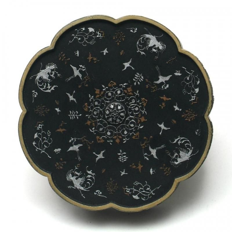 金銀平脱八花鏡(きんぎんへいだつはっかきょう) 15.0丁型 キズ墨 千寿