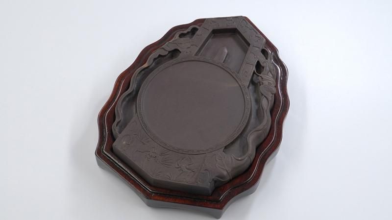硯　文房用具 端渓 坑仔岩圭珠硯 7インチ - 書道用具専門店 西本皆文堂