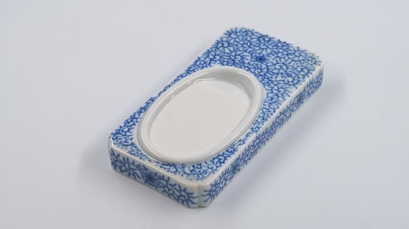青花帽子筆筒 筆置 筆入 書道具 文房具 現代工芸品 美術品 装飾品 青花帽子筆筒 筆置 筆入 書道具 文房具 現代工芸品 美術品 装飾