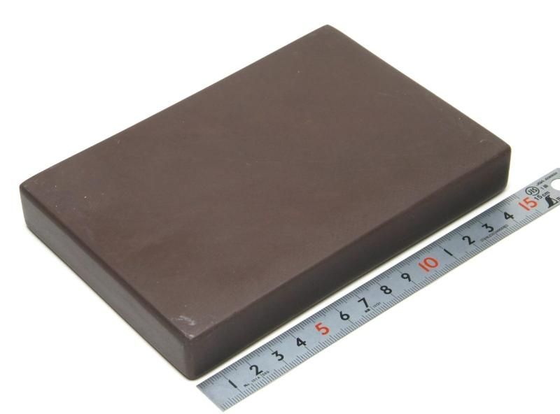 宋坑 長方淌池硯 6インチ 楠製硯匣 - 書道用具専門店 西本皆文堂