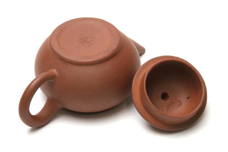 中国宣興 紫砂 朱泥 水平壺 （小）文革期 - 書道用具専門店 西本皆文堂