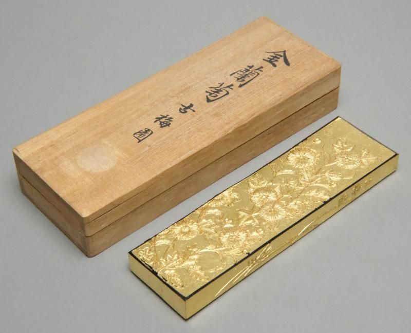 古梅園　賞雪　5丁型　古墨　未使用 古梅園 賞雪 5丁型 古墨 未使用 （固形墨 | 書道用品専門店の