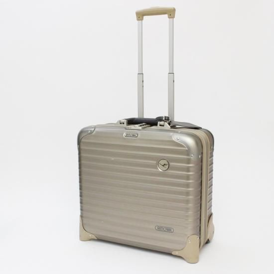 正規品 リモワ ルフトハンザ トパーズチタニウム 機内持込可ビジネストローリー 942 2輪 28l リモワ Rimowa 中古 買取なら東京都世田谷区のスーツケースマイレ