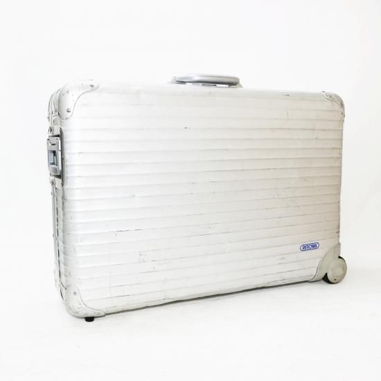 RIMOWA アルミ オパール トロリー 2輪 104L キャリーケース 青