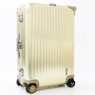 【新品】Rimowaリモワ78Lトパーズ4輪ゴールド XLスーツケースアルミ