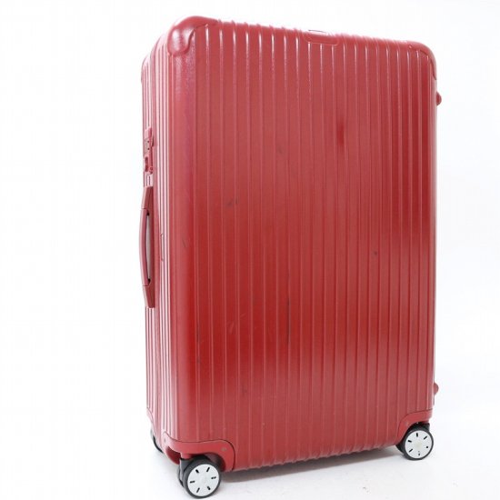 【美品】リモワ　サルサ　104L　赤　スーツケース