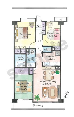 間取り図の トレース とは 不動産広告に載せる間取り図作成の代行 間取り図屋さん