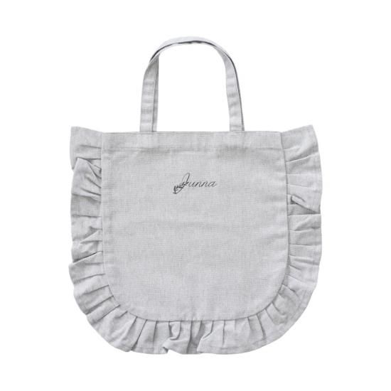 フリルトート [01/LEAF] - picca pucca | お名前入りギフト 入園 卒園