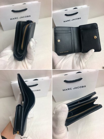 セール☆マークジェイコブス 折財布 ブラック ミニウォレット M0015163