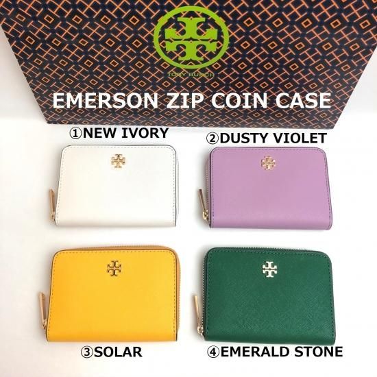 国内在庫有】トリーバーチ カードケース ロゴ ☆ TORY BURCH EMERSON