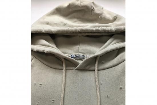 WHITE LINE / DAMAGE HOODED