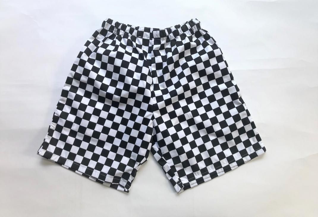 HOLDFAT/CHESSBAORD  CHECK SHORTS