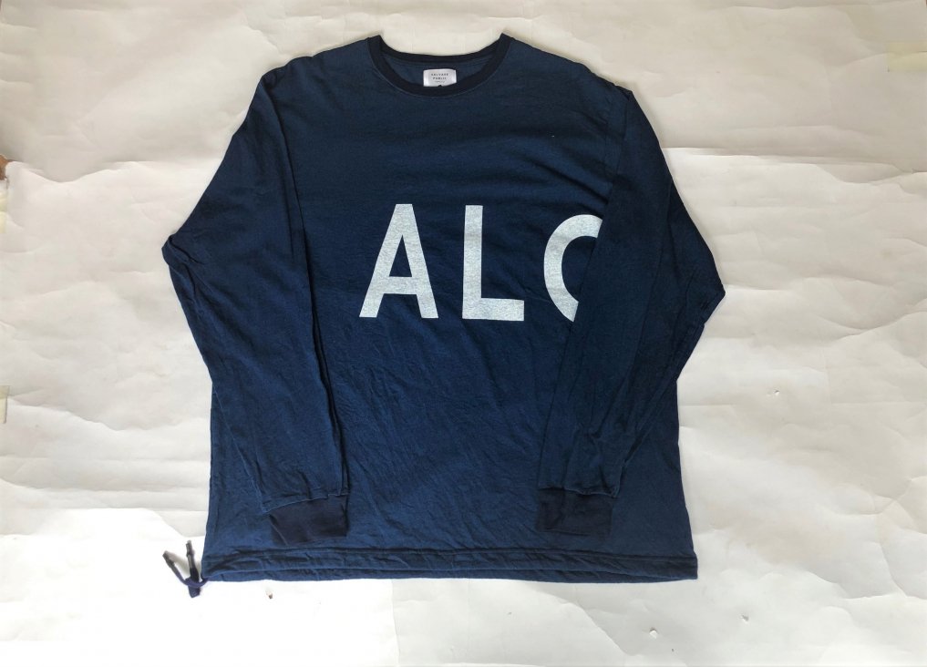 SALVAGE PUBLIC / INDIGO LONG SLEEVE TEE (ALOHA)