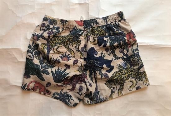 FAR AFIELD / Puma Prowl - Seed Pearl Printed Swim Shorts