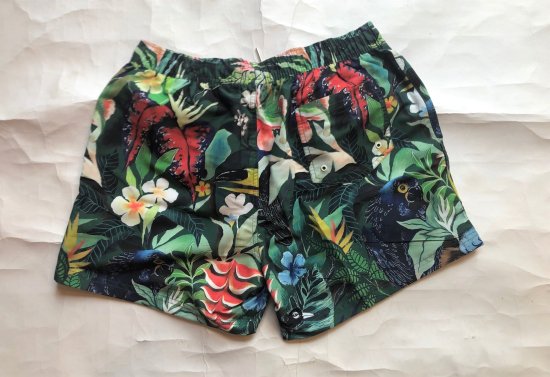 FAR AFIELD / Vibrant Jungle Printed Swim Shorts