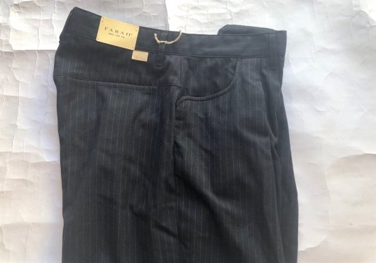 FARAH / TWO-TUCK WIDE TAPERED PANTHS STRIPE