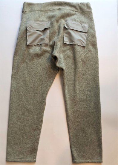 BURLAP OUTFITTER / KNIT FLEECE PATCHED PANTS
