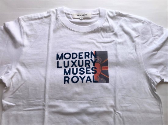  ANGELS IN DISGUISE / S/S PRINT TEE Modern Royal