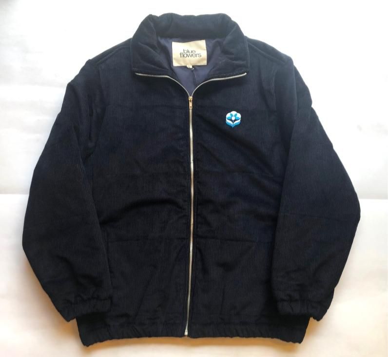 BLUE FLOWERS/Ablaze Puffer Jacket