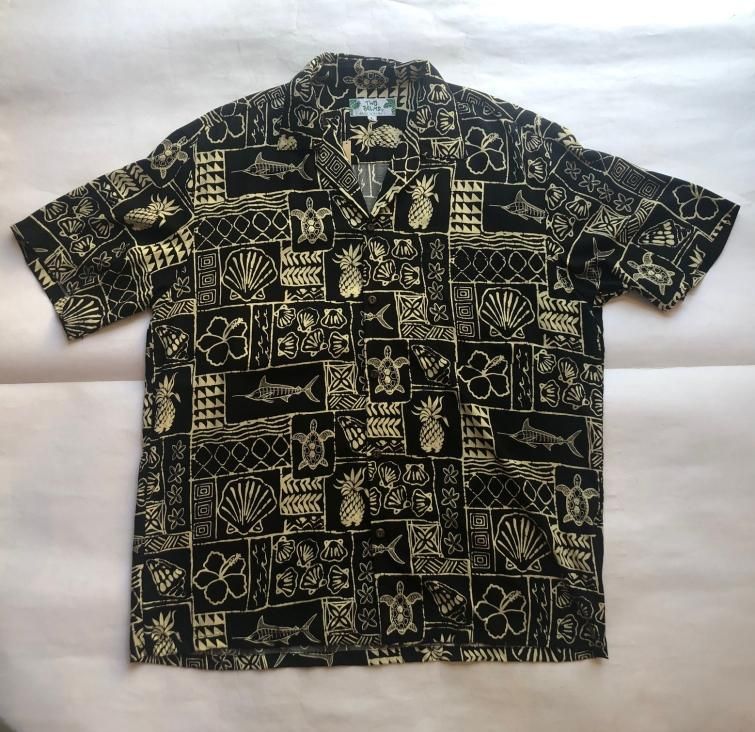 TWO PALMS / S/S Hawaiian Shirt Marine