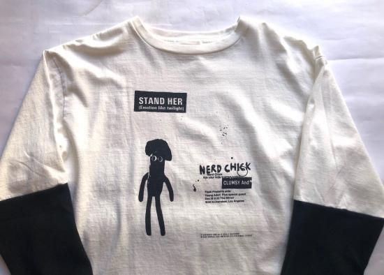 MINAMI ANDERSON /  L/S Grunge Tee KURTDOLL