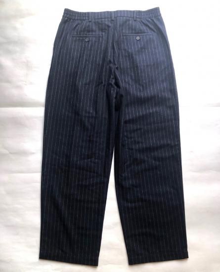 WAX LONDON  / Malham Trouser Pinstripe Wool 