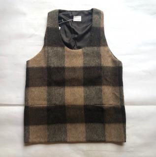 HONNETE/Shaggy Check Sleeveless Top