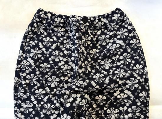 WAX LONDON  / Kurt Trouser Flower Stamp Jacquard