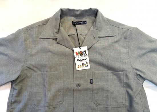 FRAIZZORI / Open Collar Work S/S Shirt