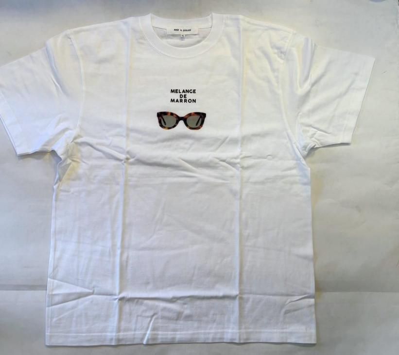  ANGELS IN DISGUISE / S/S Print Tee Melange De Maroon