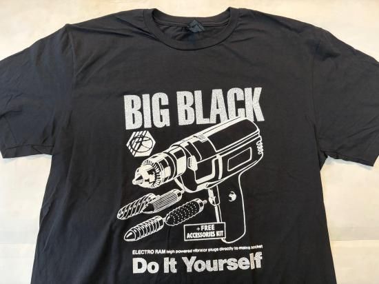 MUSIC TEE/ BIG BLACK DIY