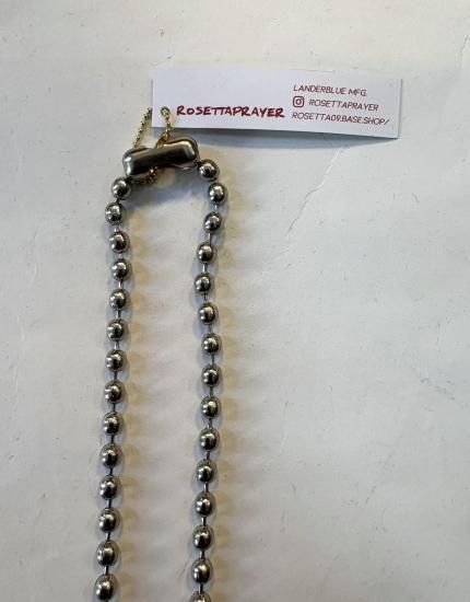 ROSETTA PRAYER / 6mm Ball Chain