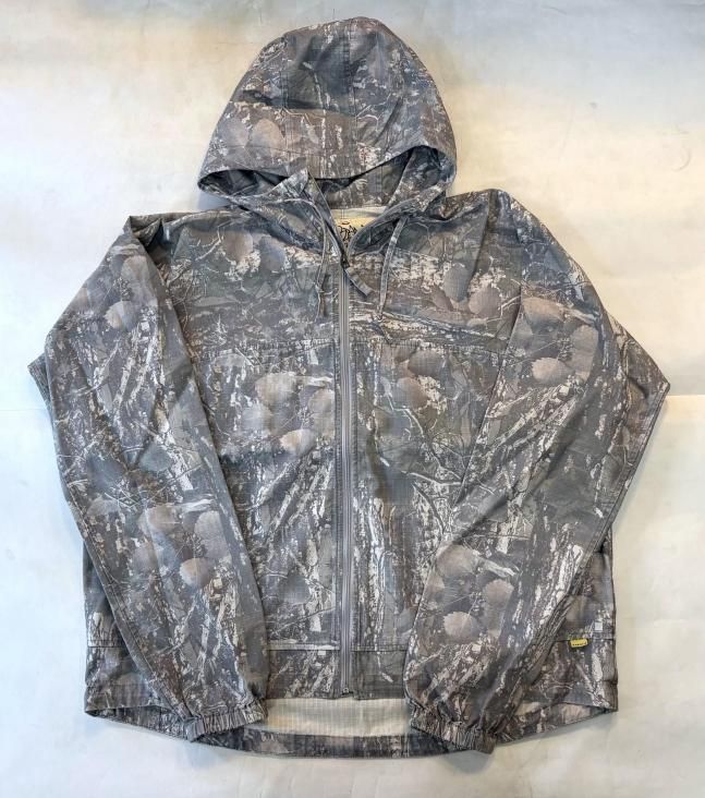 FARAH / Ripstop Tree Camo Hooded Zip Up