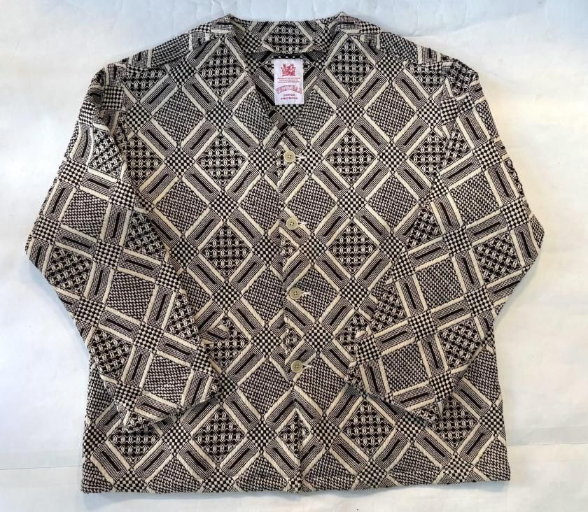 PEXWEAR / Jacquard No Collar Jacket