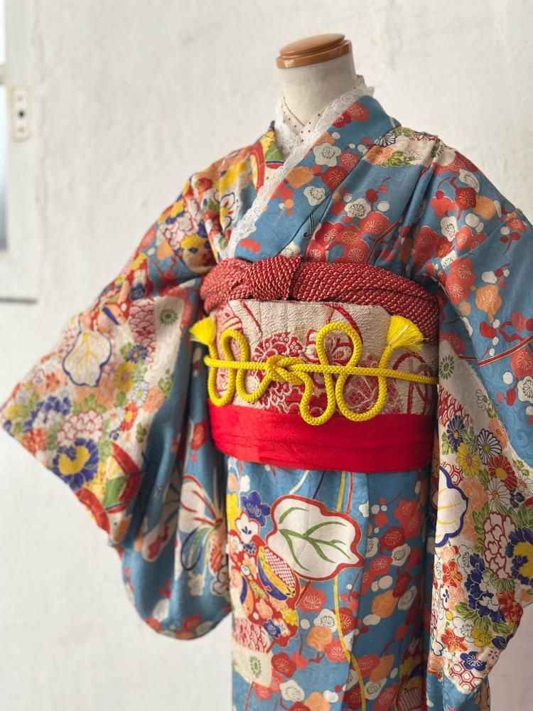 7歳〉アンティーク着物 7-a - Codorait キッズドレス 七五三 7歳〉アンティーク着物 7-a - Codorait キッズドレス 七五三