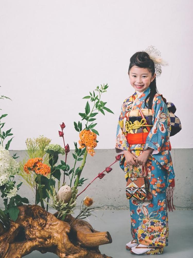 7歳〉アンティーク着物 7-a - Codorait キッズドレス 七五三