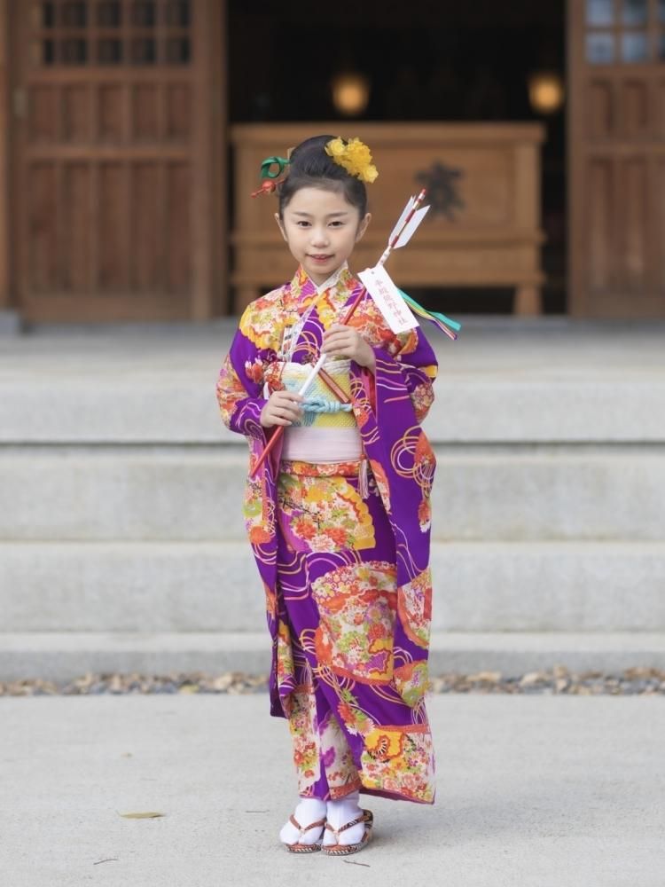 お気に入 七五三 正絹 アンティーク 着物セット 7歳 asakusa.sub.jp