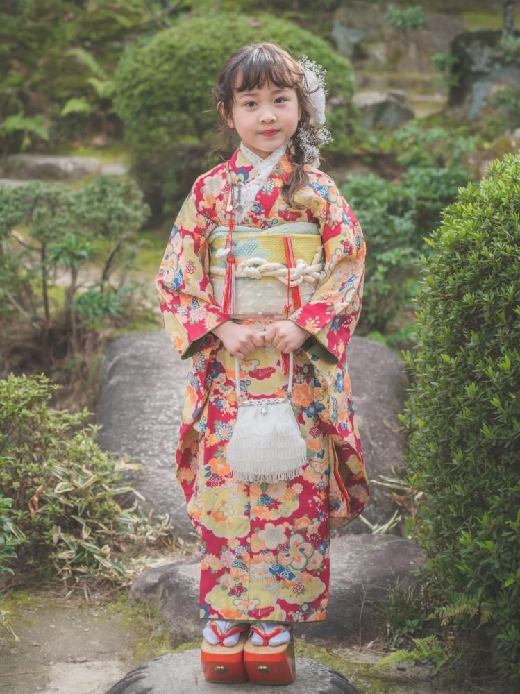 希少‼︎ セミアンティーク 正絹 部分絞り 女の子 宮詣り 初着 産着（三