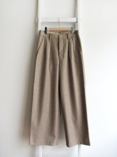 PHLANNÈL(フランネル) WOOL CASHMERE FLANNEL BUGGY TROUSERS