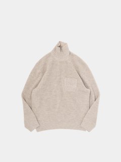 STILL BY HAND(スティルバイハンド) HIGH NECK WAFFLE PULL OVER KNIT