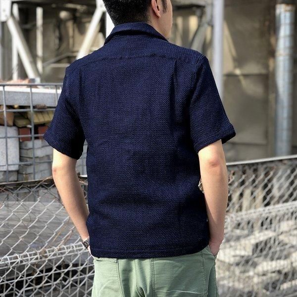 サムライジーンズ SAMURAI JEANS オープンカラー 半袖 シャツ