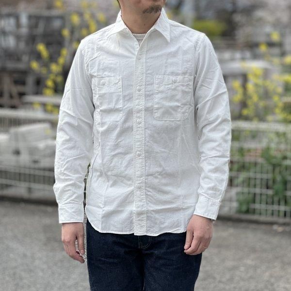 フルカウント FULLCOUNT シャンブレー シャツ 4810ワークシャツ長袖 FULLCOUNT フルカウント 4810 シャツ 長袖 シャンブレー ワーク