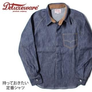 ǥå 40s ǥ˥  Ĺµ DENIM SHIRT 7640 DELUXEWARE