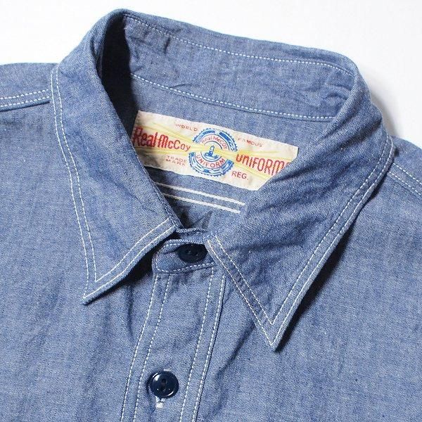 ザ リアルマッコイズ U.S.N. CHAMBRAY SHIRT L/S シャンブレーシャツ ...