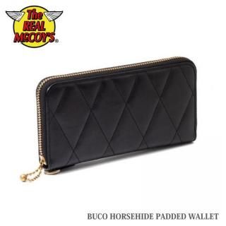 ザ リアルマッコイズ BUCO HORSEHIDE PADDED WALLET ウォレット 財布 BA17001 THE REAL McCOY'S  2023年秋冬 - セルロイド CELLULOID