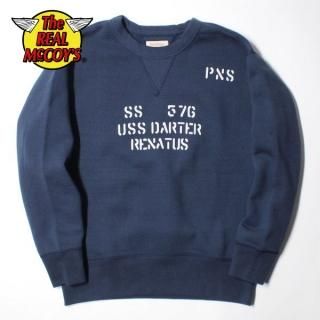  ꥢޥå MILITARY PRINT SWEATSHIRT / USS DARTER å MC18109 THE REAL McCOY'S