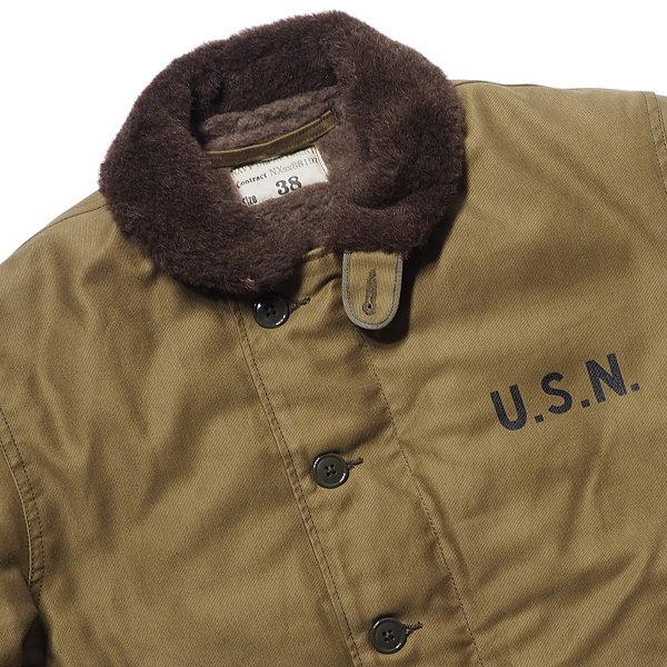 ザ リアルマッコイズ N-1 DECK JACKET KHAKI デッキジャケット ザ リアルマッコイズ N-1 DECK JACKET KHAKI デッキジャケット