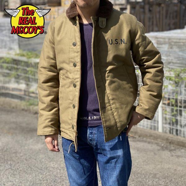 ザ リアルマッコイズ N-1 DECK JACKET KHAKI デッキジャケット MJ13111