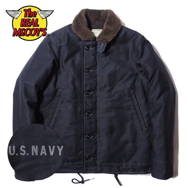 ザ リアルマッコイズ N-1 DECK JACKET NAVY デッキジャケット MJ14109