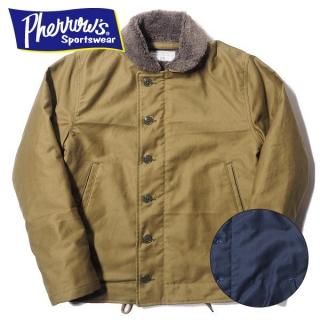 ե N-1 ץ졼ǥ ǥå㥱å N1 DECK JACKET PLAIN 19W-N-1-PLAIN PHERROWS